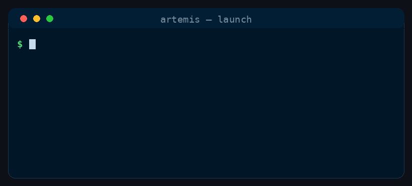 Terminal recording of a rocket launch sequence: FUEL, GUIDANCE and IGNITION stages, a T-minus countdown, then a green liftoff line.